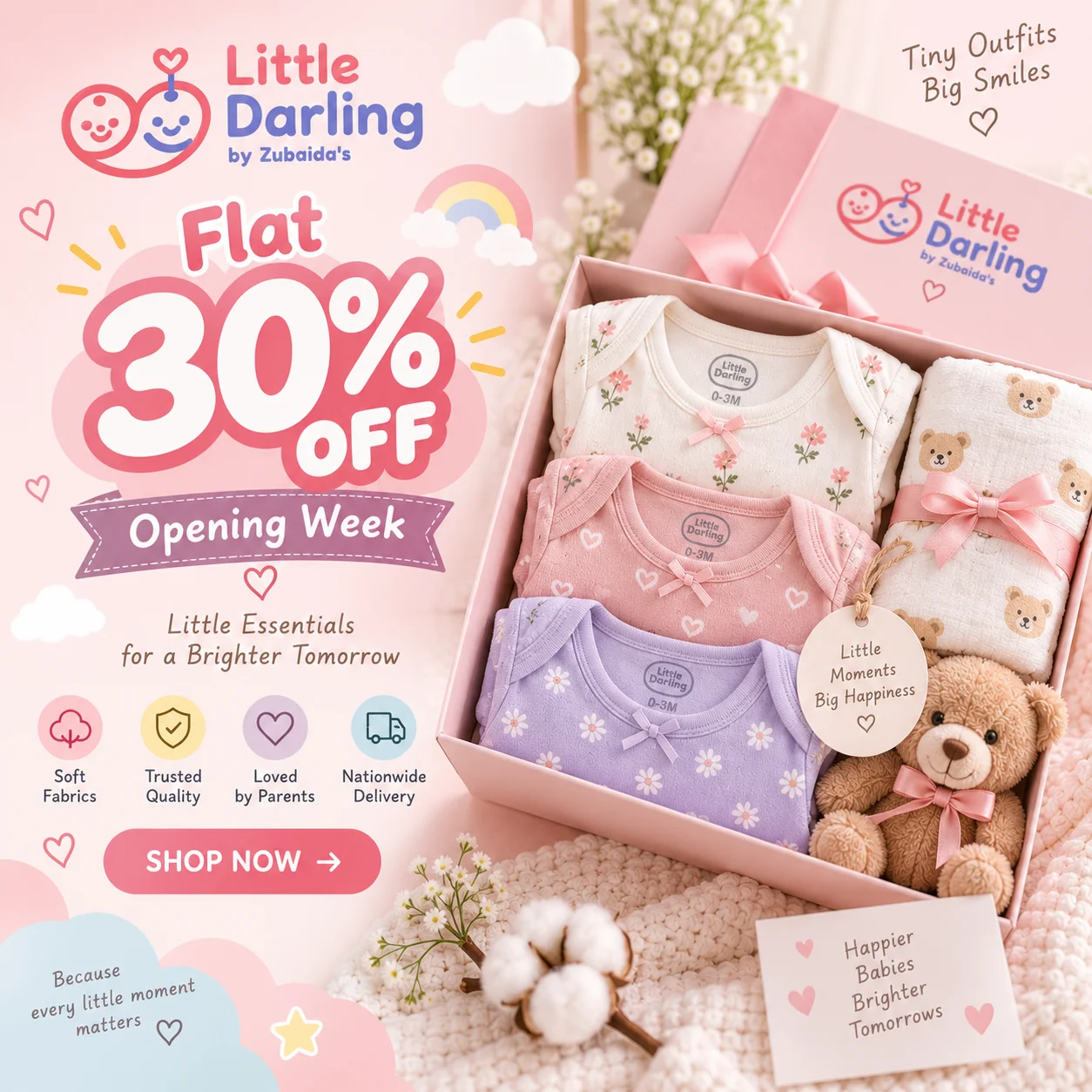 Flat 30% Off, Opening Week